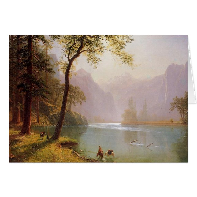 Albert Bierstadt, Kerns River Valley California (Anverso (Horizontal))