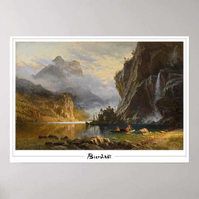 Albert Bierstadt Zedign Poster de arte #108 (Frente)
