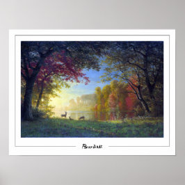 Albert Bierstadt Zedign Poster de arte #11