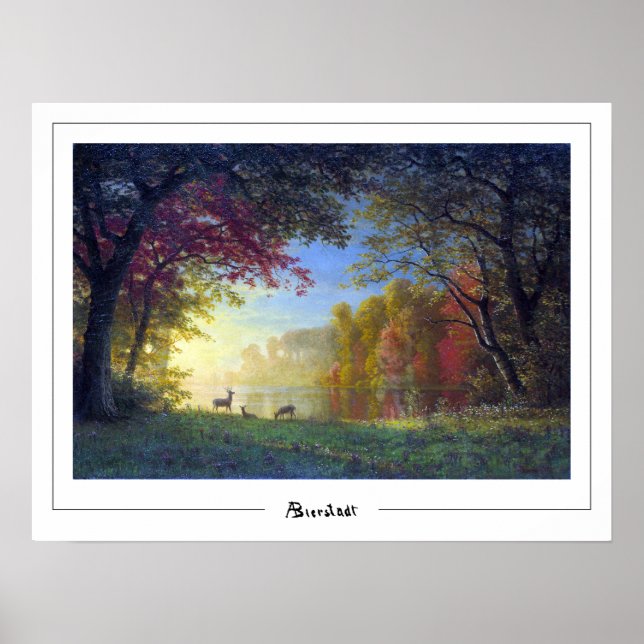 Albert Bierstadt Zedign Poster de arte #11 (Frente)