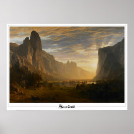 Albert Bierstadt Zedign Poster de arte #121