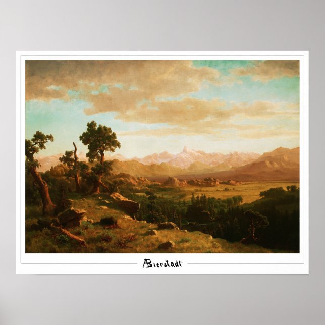 Albert Bierstadt Zedign Poster de Arte #14 (Frente)
