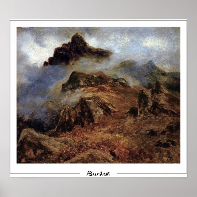 Albert Bierstadt Zedign Poster de arte #20 (Frente)