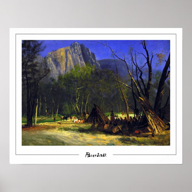 Albert Bierstadt Zedign Poster de Arte #206 (Frente)