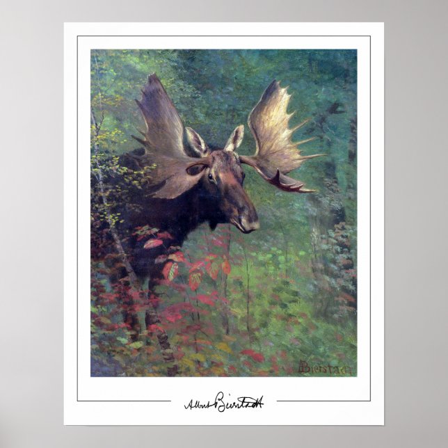Albert Bierstadt Zedign Poster de Arte #225 (Frente)