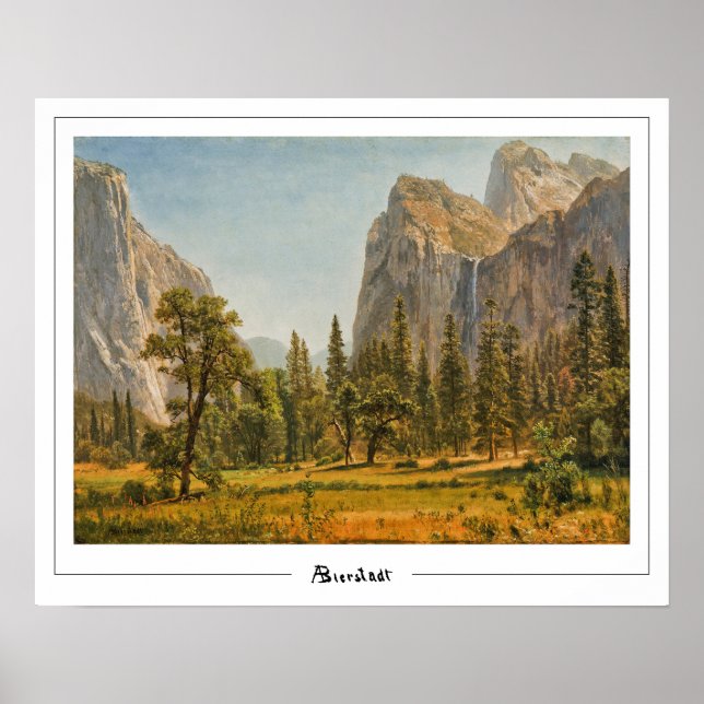 Albert Bierstadt Zedign Poster de Arte #261 (Frente)