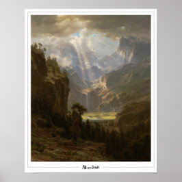 Albert Bierstadt Zedign Poster de Arte #52