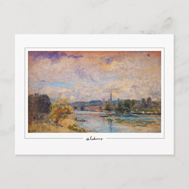 Albert Lebourg #101 - postal Bella Artes (Anverso)