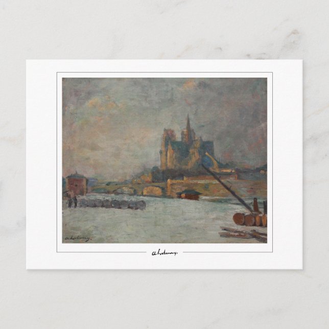 Albert Lebourg #76 - Tarjeta postal de arte fino (Anverso)