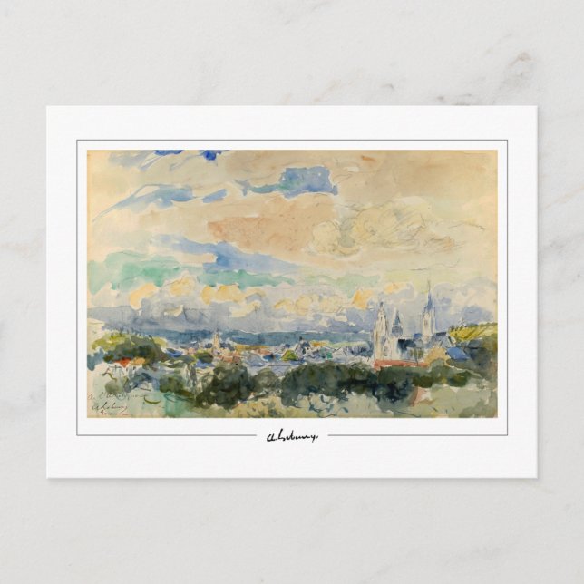 Albert Lebourg #85 - postal Bella Artes (Anverso)