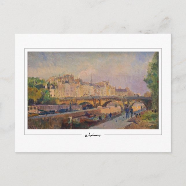 Albert Lebourg #93 - Tarjeta postal de arte fino (Anverso)