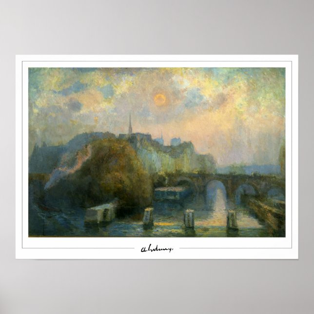 Albert Lebourg Zedign Poster de Arte #184 (Frente)