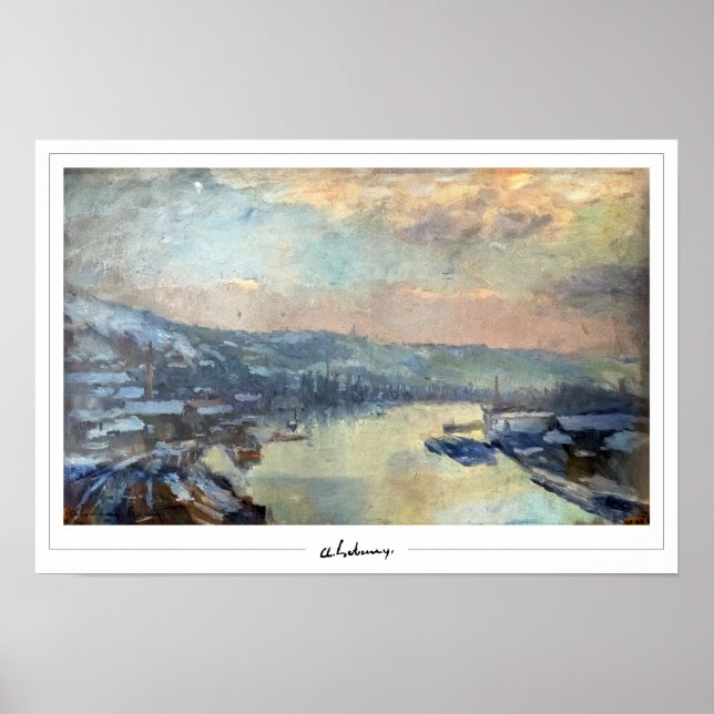 Albert Lebourg Zedign Poster de Arte #189 (Frente)