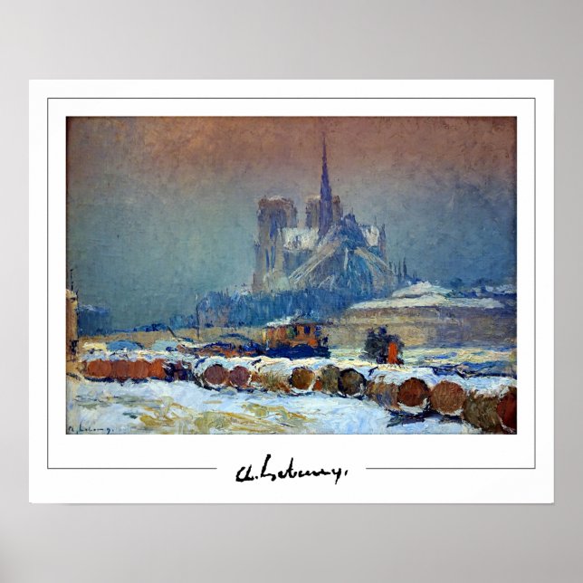 Albert Lebourg Zedign Poster de Arte #78 (Frente)