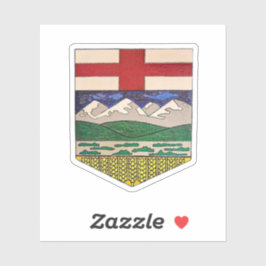 ALBERTA FORTIS ET LIBER , PEGATINA