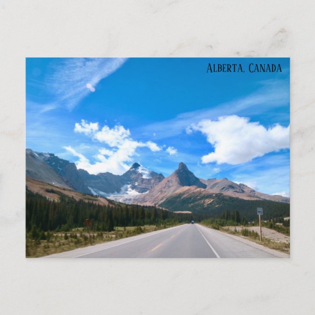 Alberta, postal de Canadá (Anverso)