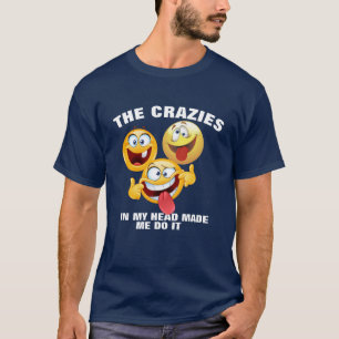 Alboroto En Mi Tee De La Cabeza - Divertida Camisa