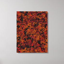 Alboroto No. 1 Impresión de lienzo abstracto