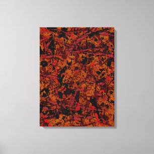 Alboroto No. 1 Impresión de lienzo abstracto