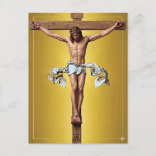 Albrecht Dürer 1505 Cristo en la Cruz Tarjeta Post