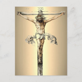 Albrecht Dürer 1505 Cristo en la Cruz Tarjeta Post