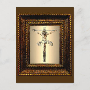 Albrecht Dürer 1505 Cristo en la tarjeta cruzada