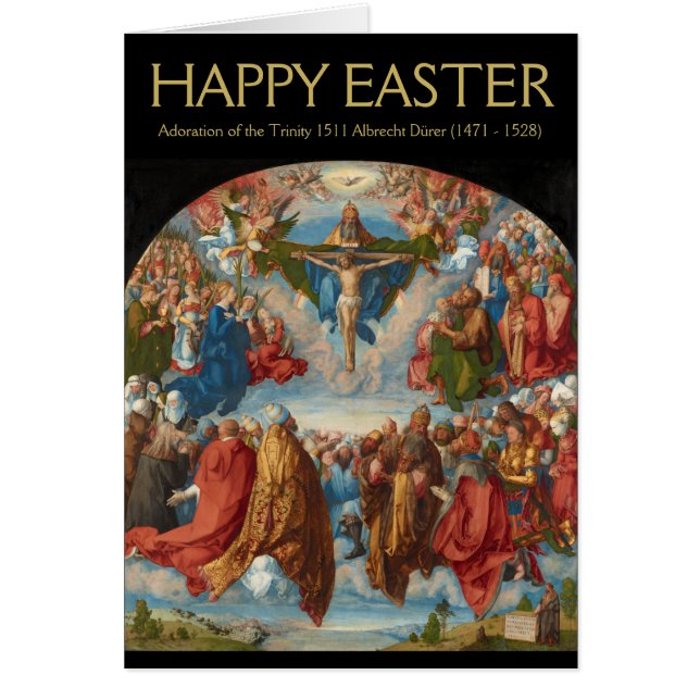 Albrecht Dürer 1511 Adoración de la Trinidad (Frente)