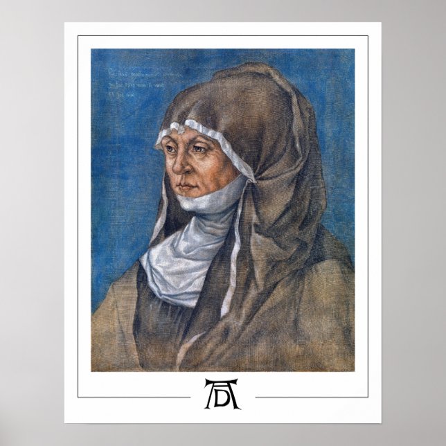 Albrecht Dürer Zedign Poster de arte #89 (Frente)