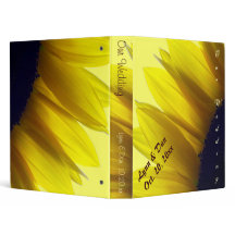 Álbum de encargo de la boda del girasol