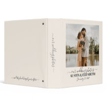 Álbum de fotos de boda recuerdo monograma