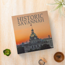 Álbum de fotos de vacaciones en Savannah histórico