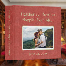 Álbum de fotos del libro antiguo Scrapbook rojo