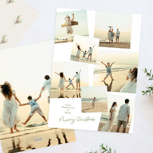 Álbum de Fotos Mínimo Elegante de Navidad Multi 8