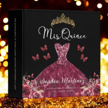 Álbum fotográfico y planificador de Quinceanera en