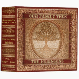 Álbum o libro de recuerdos antiguo del árbol de