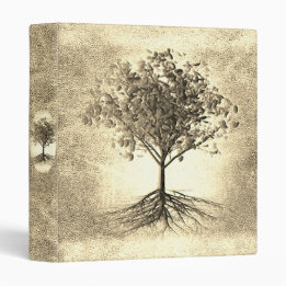 Álbum Rústico de Árbol Familiar 3 Anillo Binder