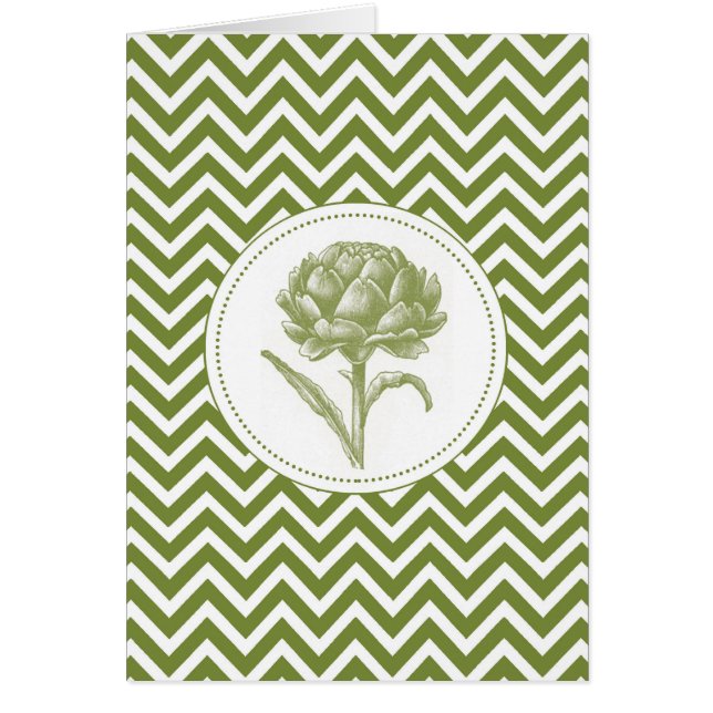 alcachofa moderna del vintage (Frente)