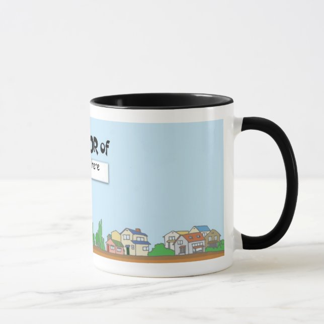 ¿Alcalde de? Ciudad - taza (Derecha)