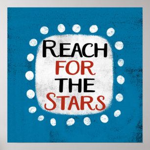 Alcance De Las Estrellas Poster Arte Pared