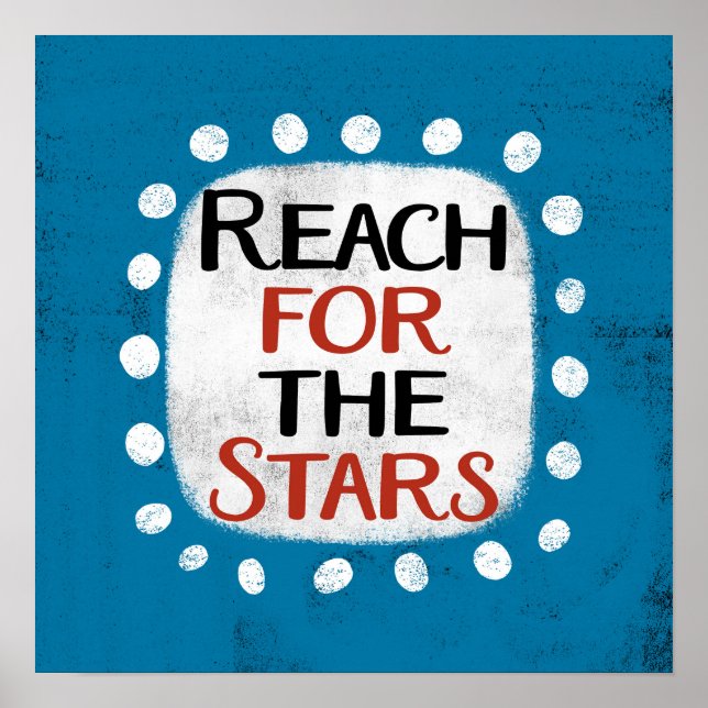Alcance De Las Estrellas Poster Arte Pared (Frente)