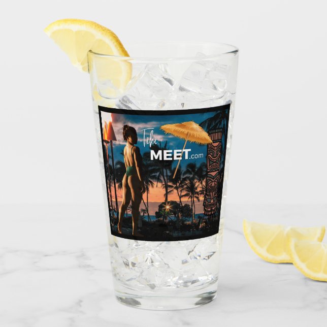 Alcance de TikiMeet.com Glass con Island Chica (Anverso (hielo))