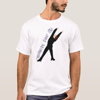 Alcance para él camiseta del patinaje de hielo