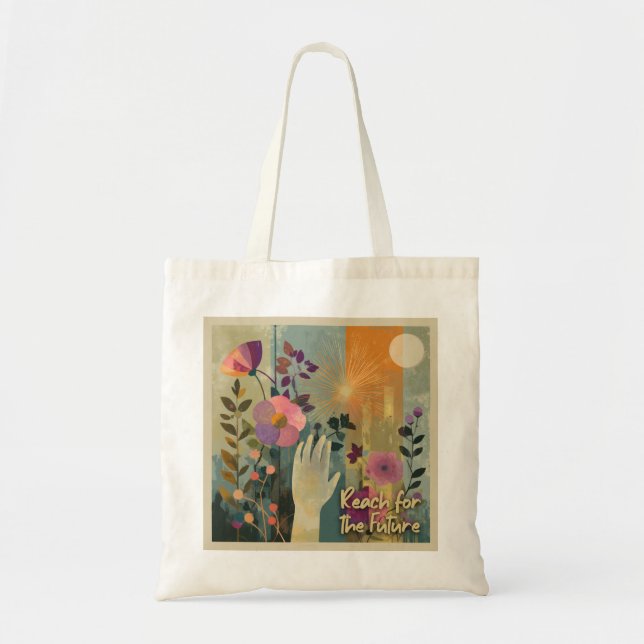 Alcance para el futuro - Bolsa de tote de Solarpun (Frente)