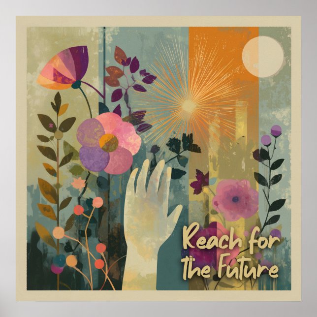 Alcance para el futuro - Impresión de arte de Sola (Frente)