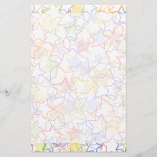Alcance para el papel de escribir de las estrellas