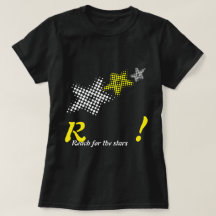 Alcance para las estrellas - en camiseta negra
