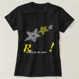 Alcance para las estrellas - en camiseta negra