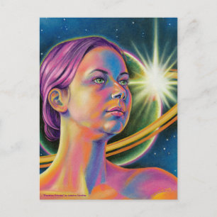 Alcance para las estrellas - postal Inspiradora