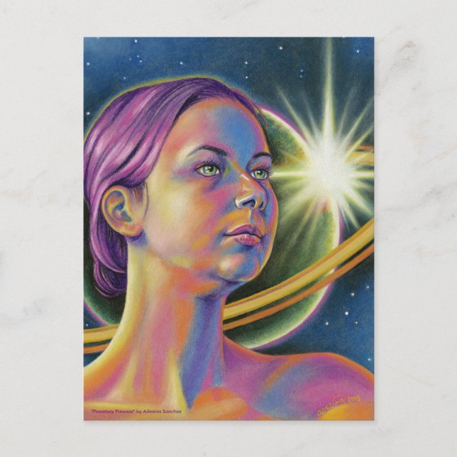 Alcance para las estrellas - postal Inspiradora (Anverso)