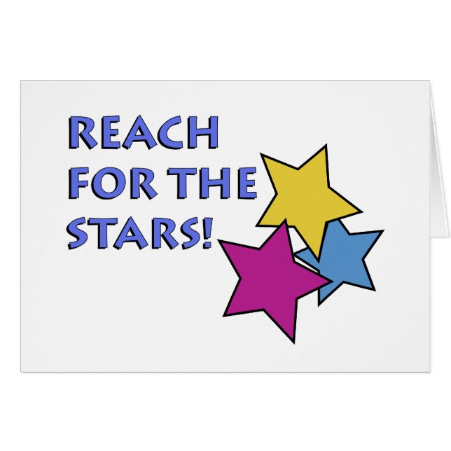 ¡Alcanzar las estrellas! (Anverso (Horizontal))